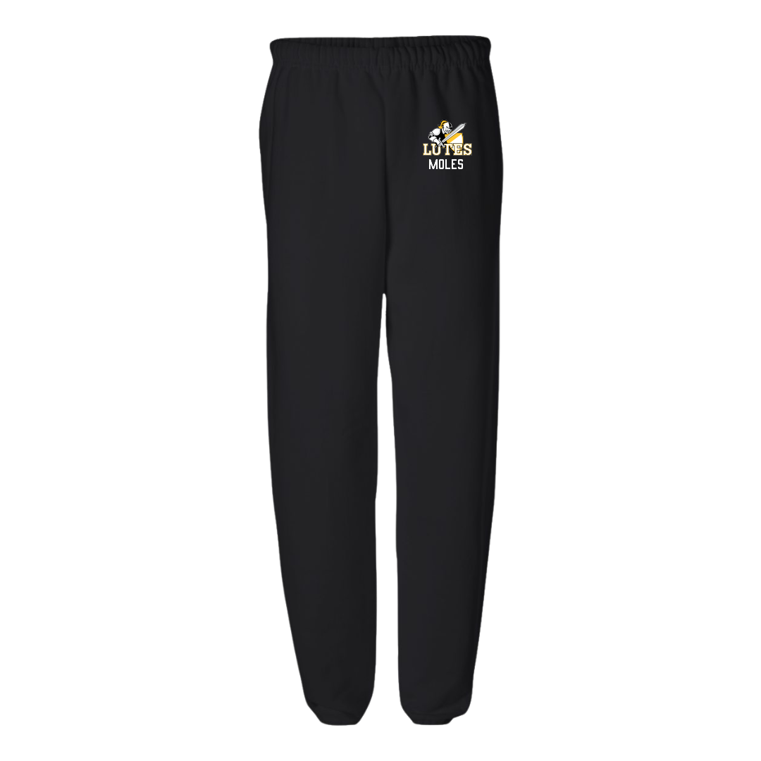 Pacific Lutheran University Basketball (W) Black Sweatpants - #40 Madison Moles