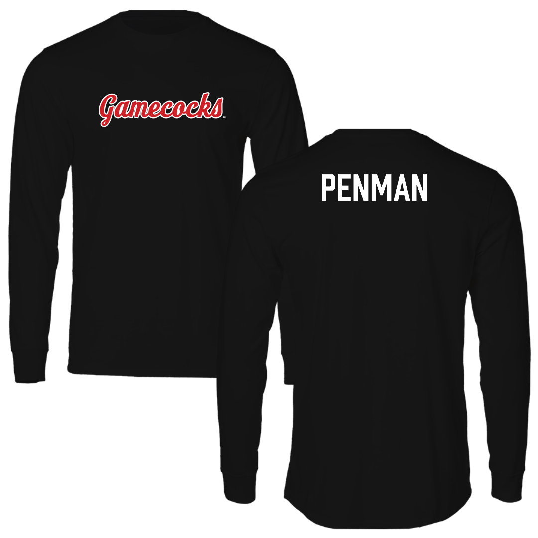 Jacksonville State University Tennis Black Performance Long Sleeve - Charlie Penman