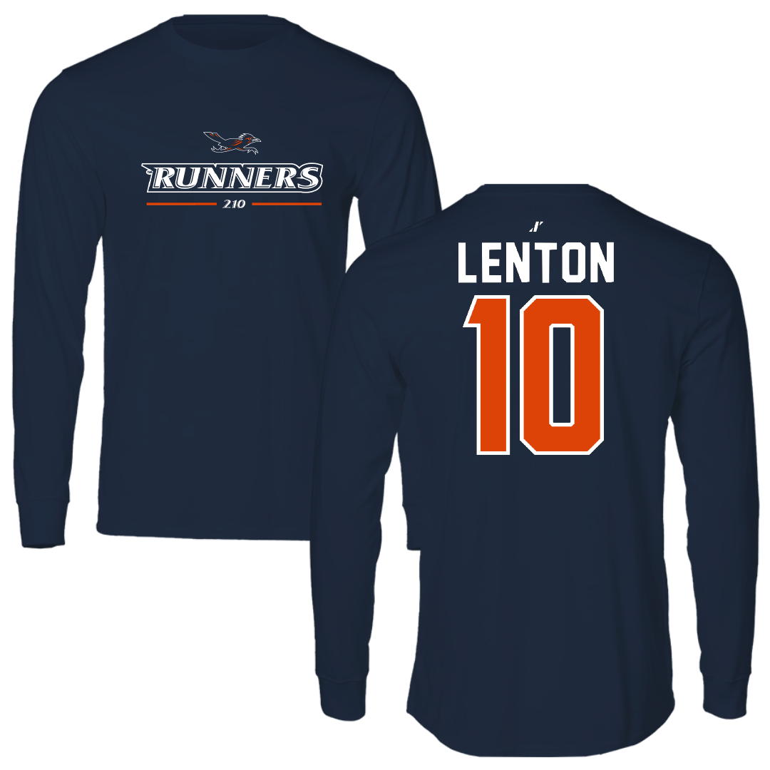 University of Texas at San Antonio Softball Navy General Performance Long Sleeve - #10 Madison Lenton