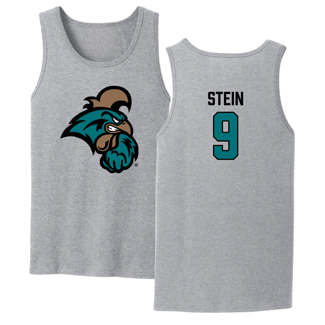 Coastal Carolina University Beach Volleyball Sport Gray Tank Top - #9 Jillian Stein