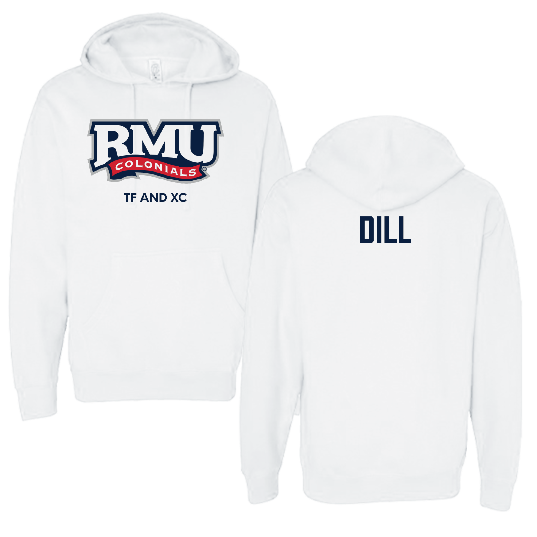 Robert Morris University TF and XC White Colonials Hoodie - Julia Dill