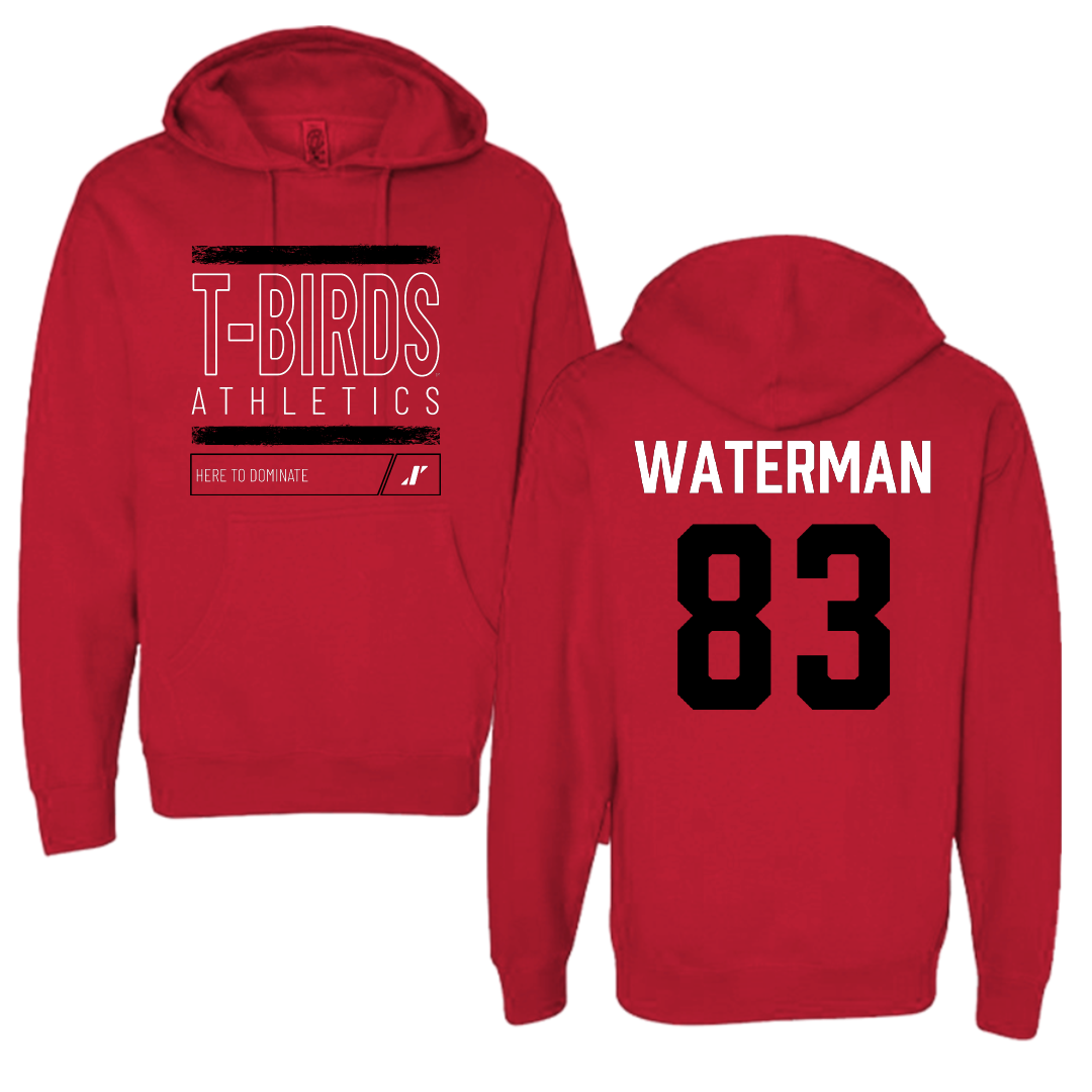 Southern Utah University Football Red Dominate Hoodie - #83 Bryson Waterman