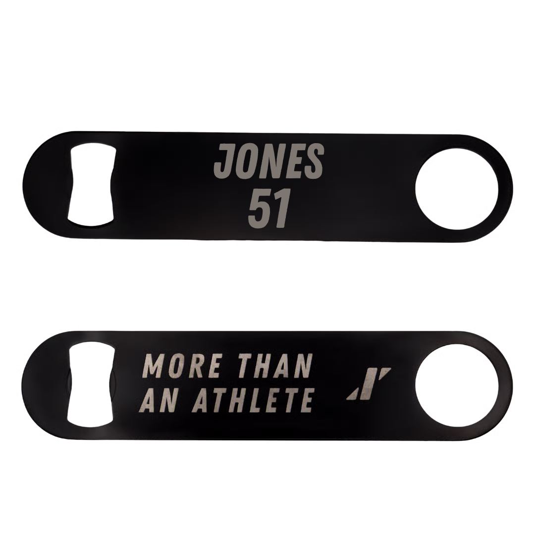 Football Black Bottle Opener - #51 Amari Jones