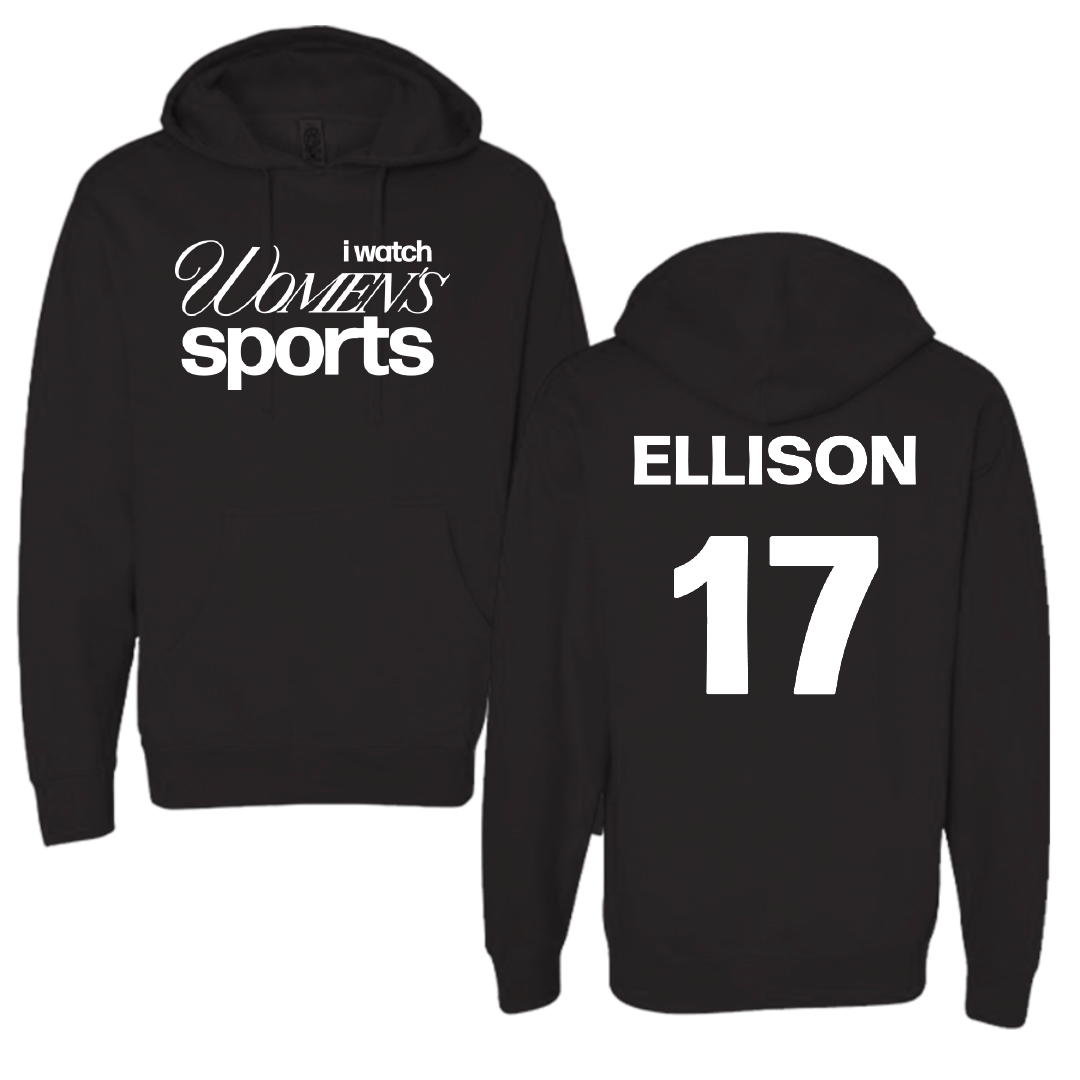 University of Oklahoma Volleyball Black WHM Hoodie - #17 Daleigh Ellison