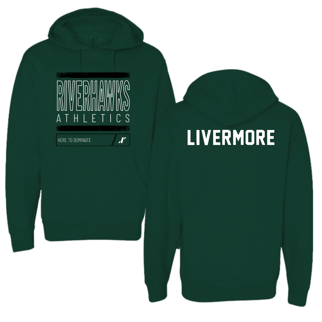 Northeastern State University Golf Forest Green Dominate Hoodie - Will Livermore