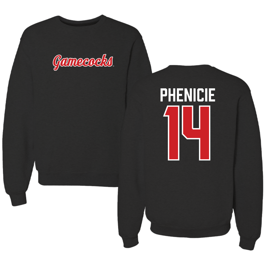 Jacksonville State University Volleyball Black Crewneck - #14 Parker Phenicie