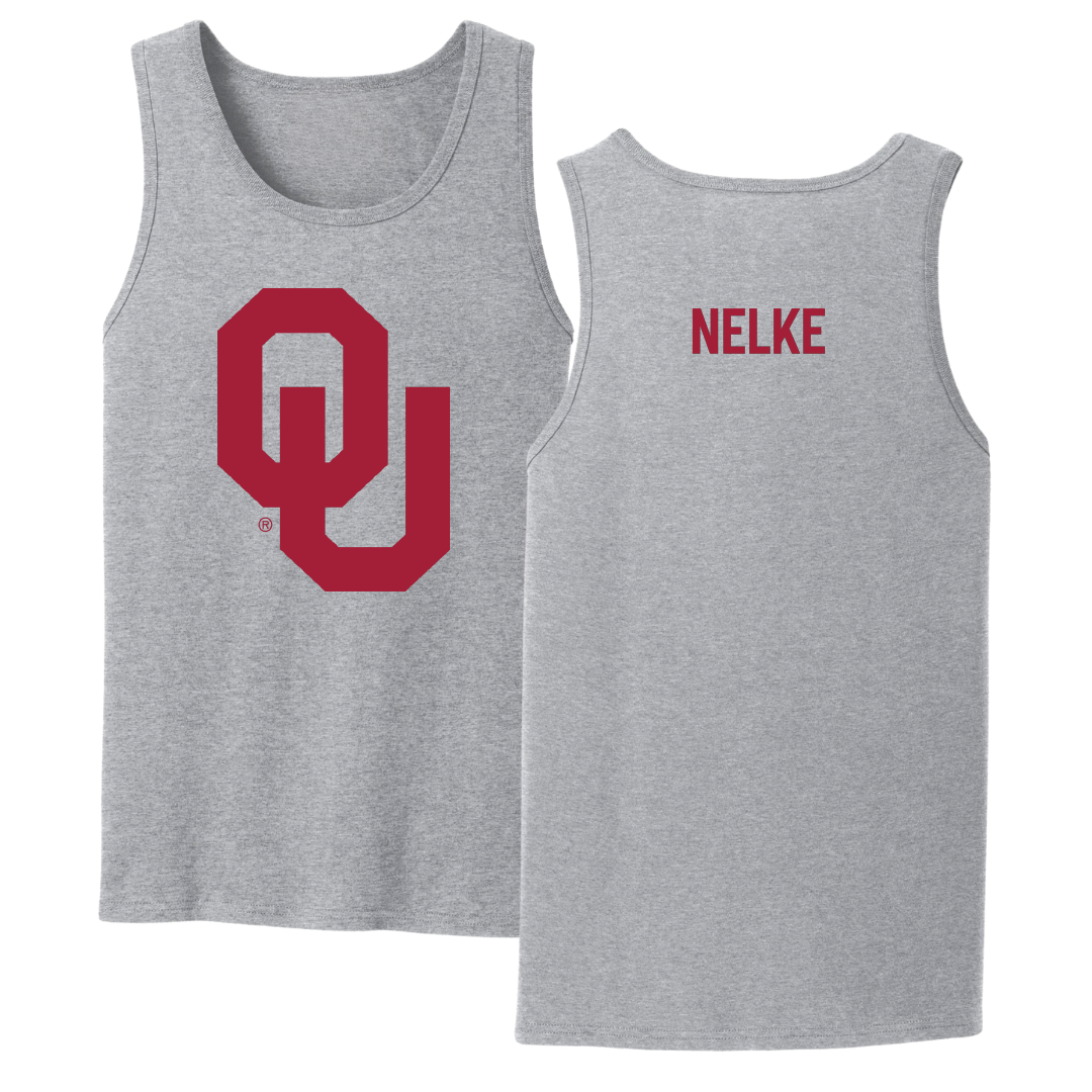 University of Oklahoma Golf Sport Gray Tank Top - Raychel Nelke