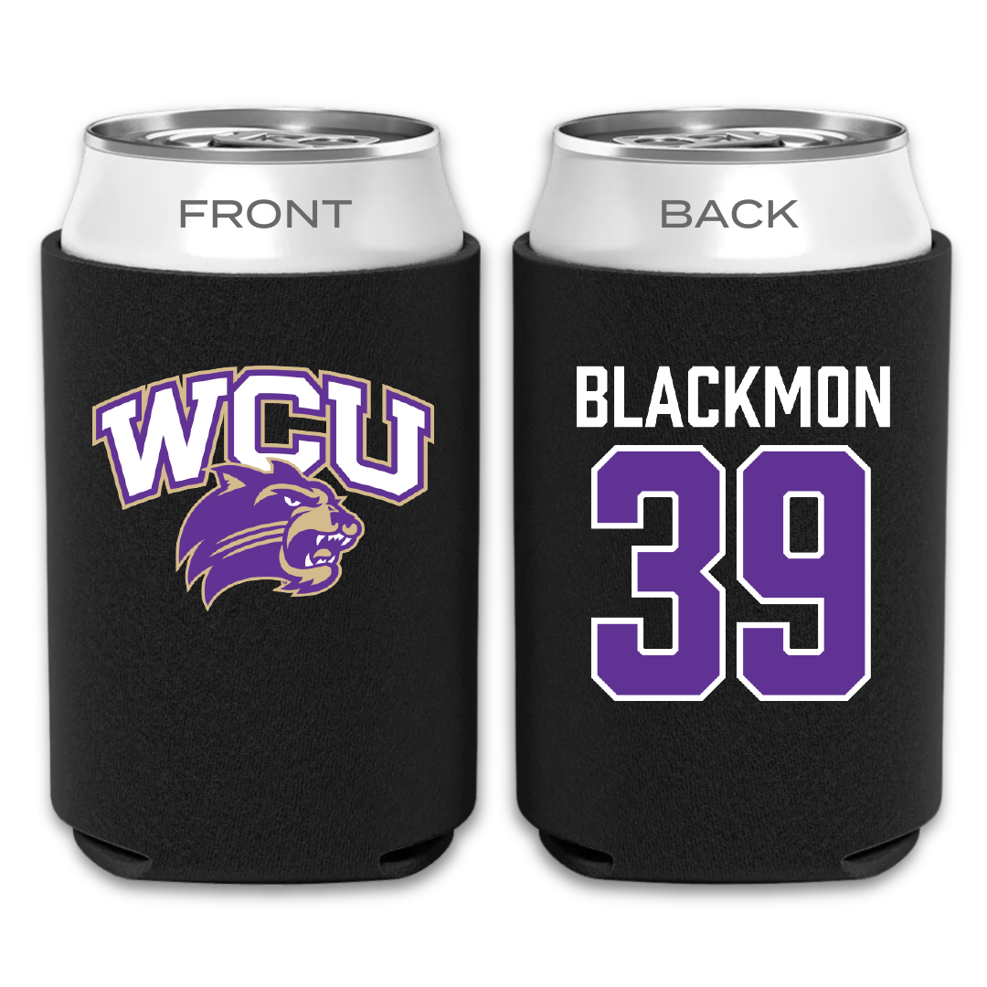 Western Carolina University Football Black Can Cooler - #39 Brayden Blackmon