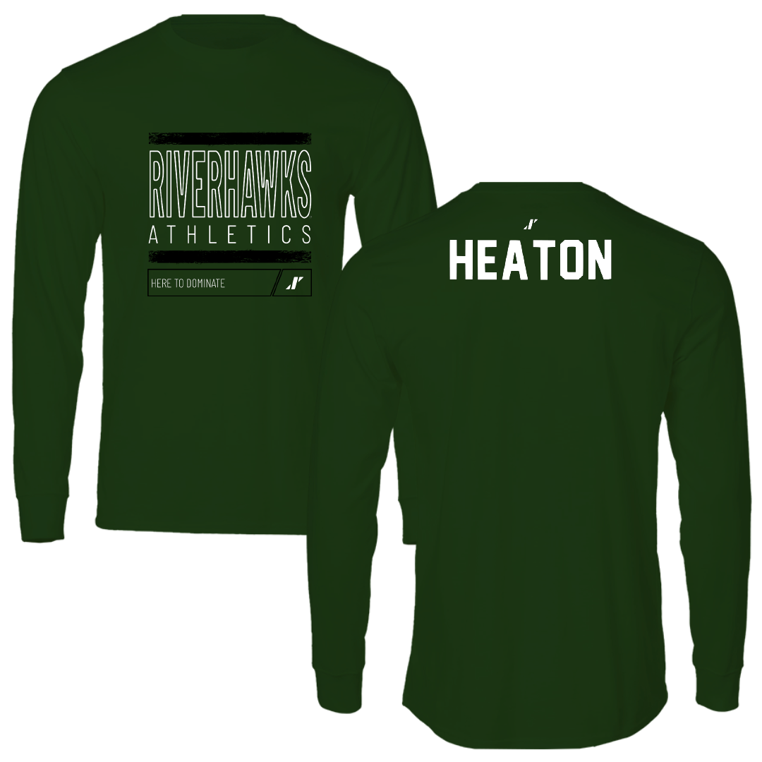 Northeastern State University Tennis Forest Green Dominate Long Sleeve - Tegan Heaton