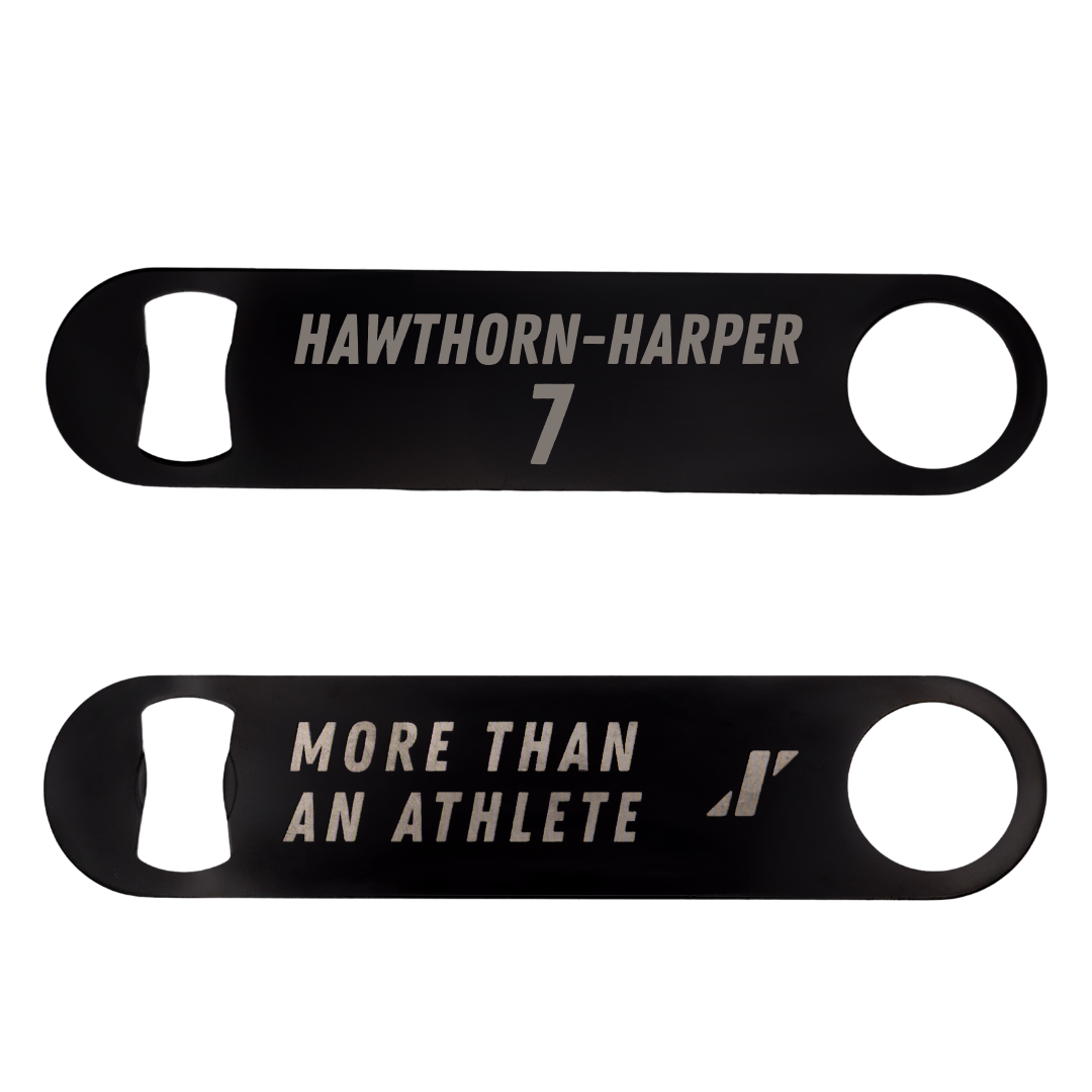 Jackson State University Soccer Black Bottle Opener - #7 Ryanne Hawthorn-Harper