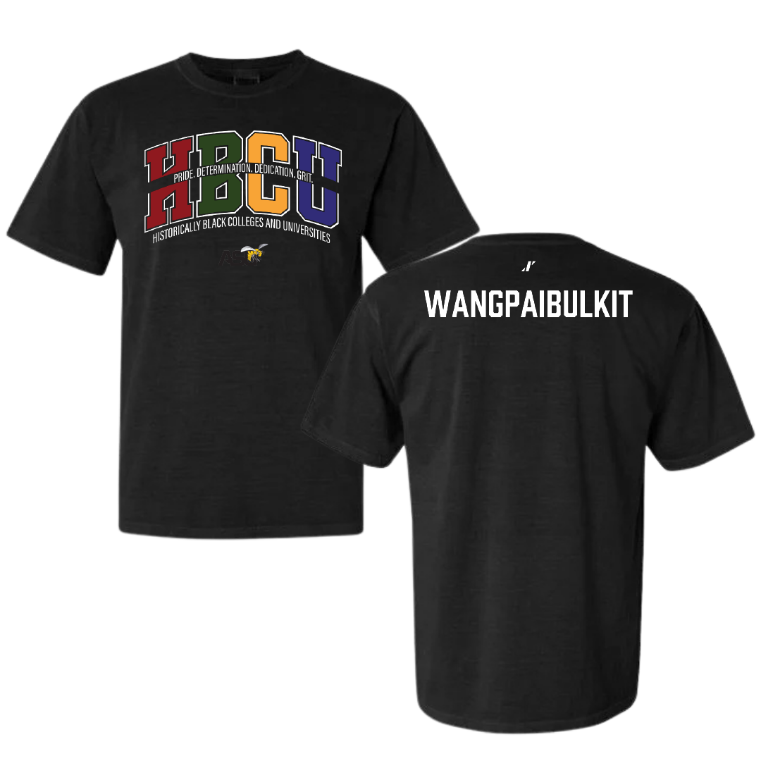 Alabama State University Golf Black HBCU Comfort Colors Tee - Chotithuch Wangpaibulkit