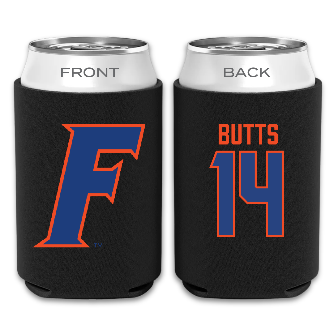 University of Florida Soccer Black Can Cooler - #14 Njeri Butts