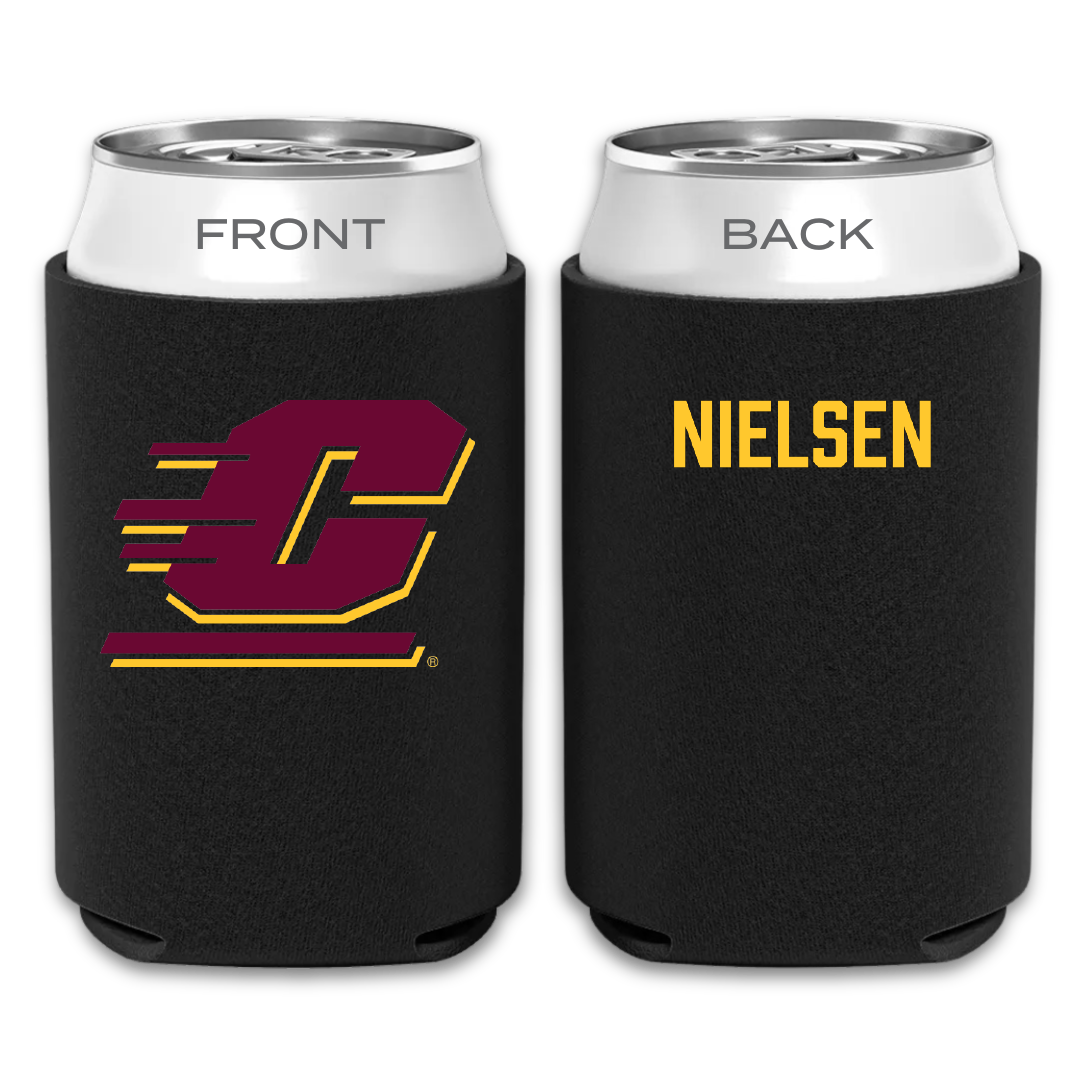 Central Michigan University TF and XC Black Can Cooler - Riley Nielsen