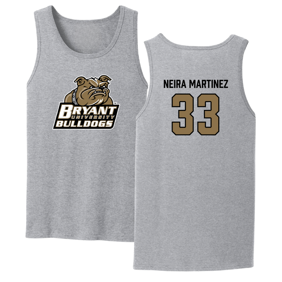 Bryant University Basketball Sport Gray Tank Top - #33 Marta Neira Martinez