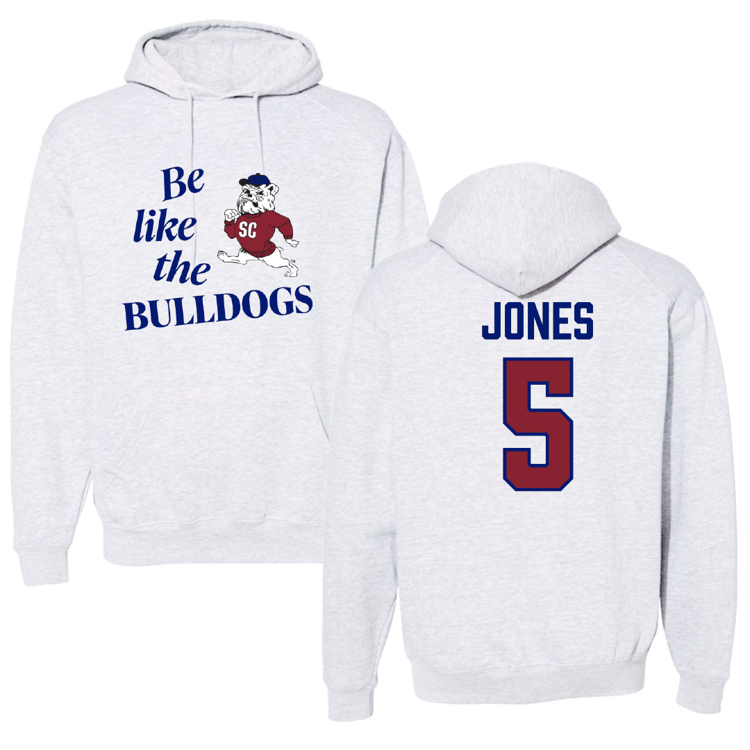 South Carolina State University Football Light Gray Be Like Us Hoodie - #5 Tyler Jones