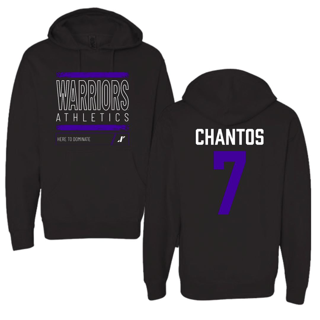 Winona State University Softball Black Dominate Hoodie - #7 Ashlee Chantos
