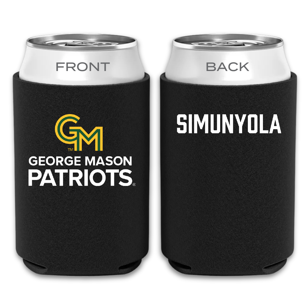 George Mason University Tennis Black Can Cooler - Niza Simunyola