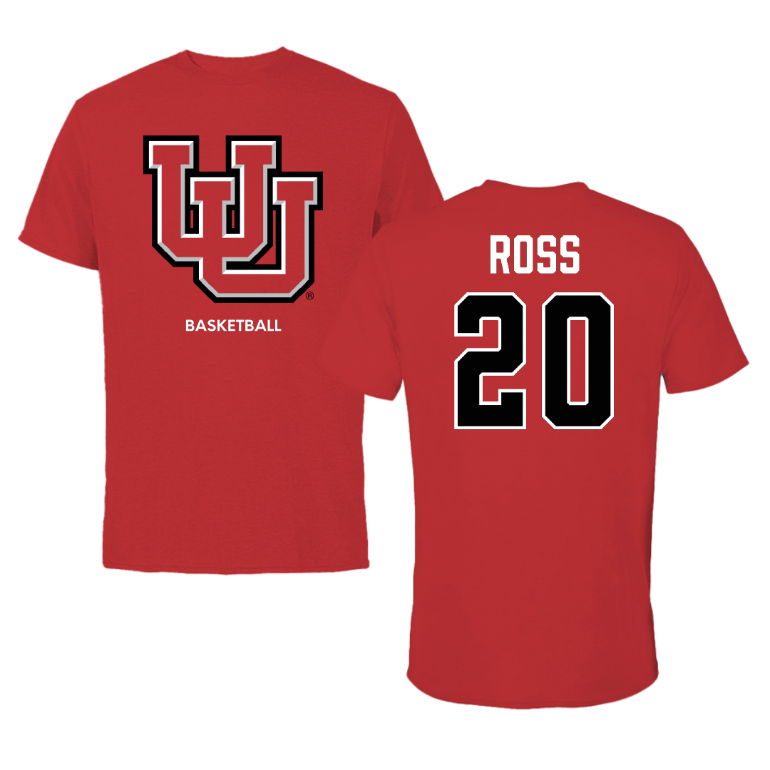 University of Utah Basketball (W) Red Performance Tee - #20 Reese Ross