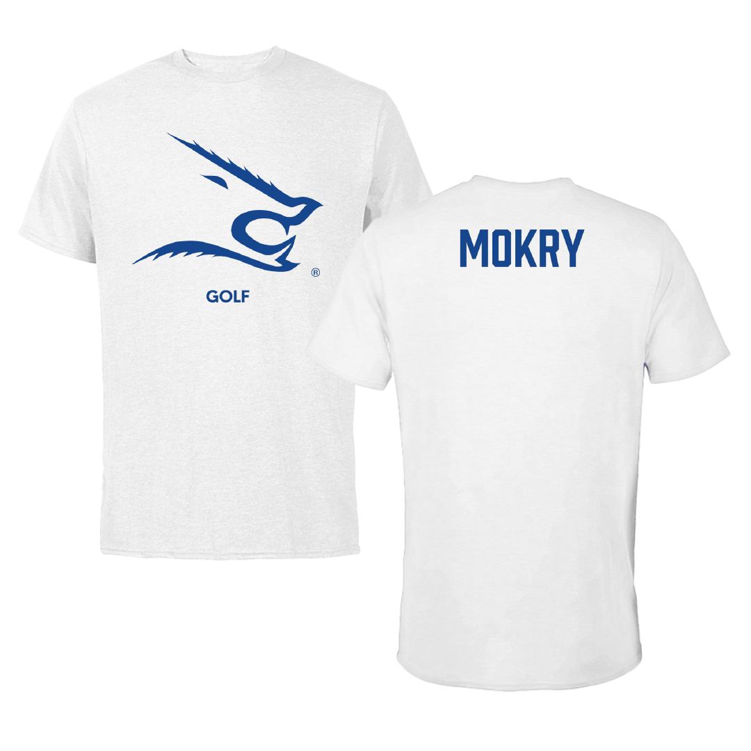 Texas A&M University-Kingsville Golf (W) White Performance Tee - Cesilee Mokry