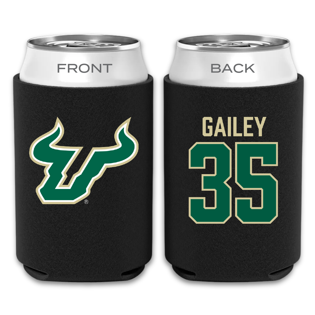 University of South Florida Baseball Black Can Cooler - #35 Lawson Gailey
