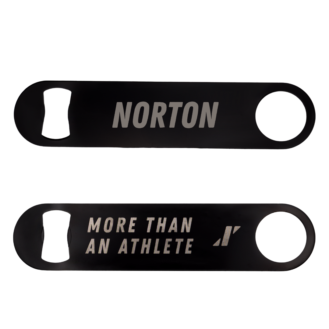 Northwestern State University TF and XC Black Bottle Opener - Robert Norton
