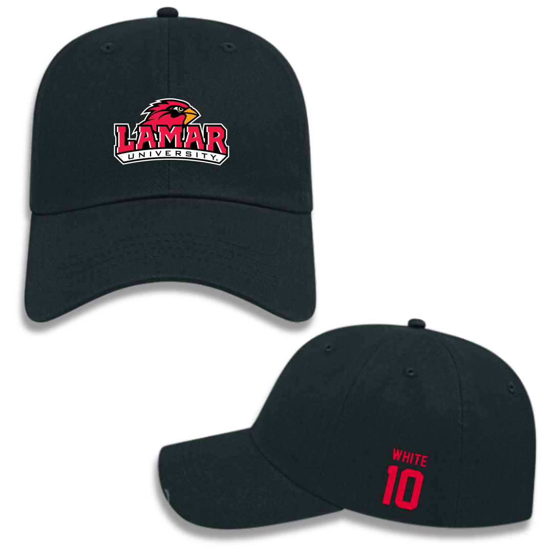 Lamar University Basketball (M) Black Hat - #10 Errol White