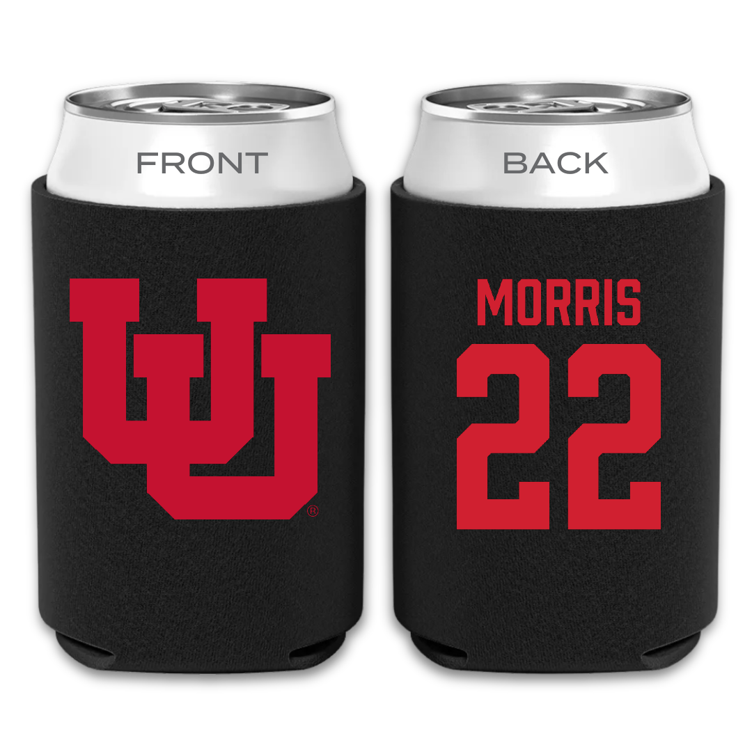 University of Utah Softball Black Can Cooler - #22 Halle Morris
