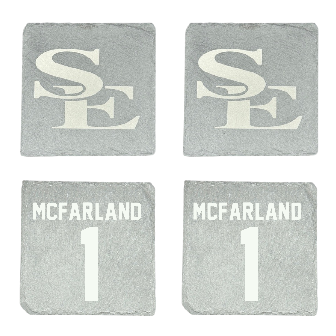 Southeastern Oklahoma State University Volleyball Stone Coaster (4 Pack)  - #1 Riley McFarland