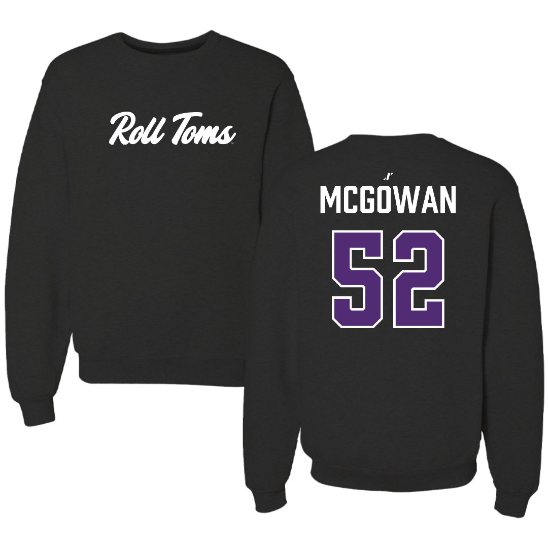 University of St. Thomas (Minnesota) Basketball Black Crewneck - #52 Savannah McGowan