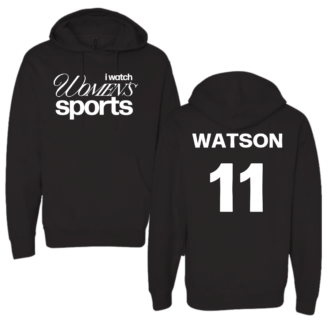 Adams State University Basketball Black WHM Hoodie - #11 Elaina Watson