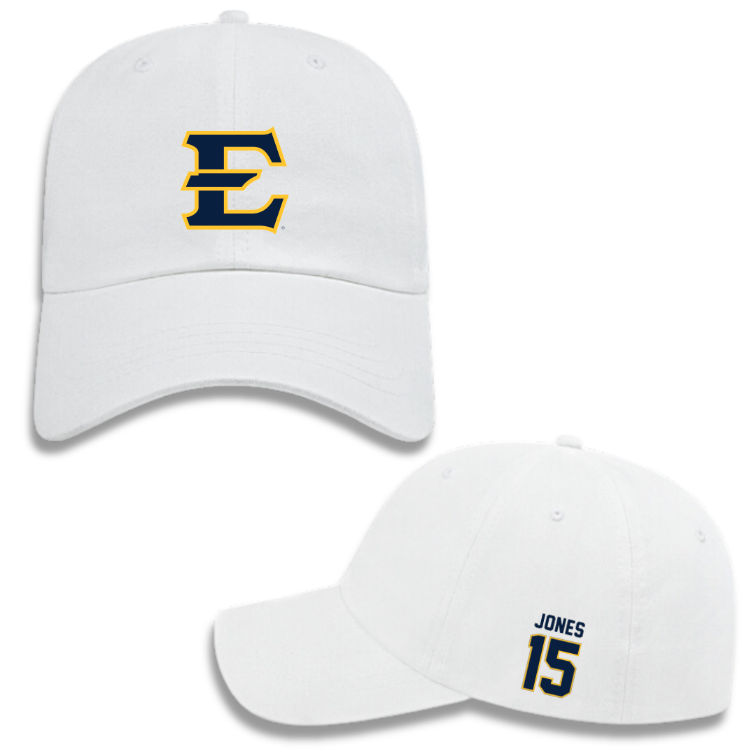 East Tennessee State University Basketball (M) White Hat - #15 Jaxson Jones