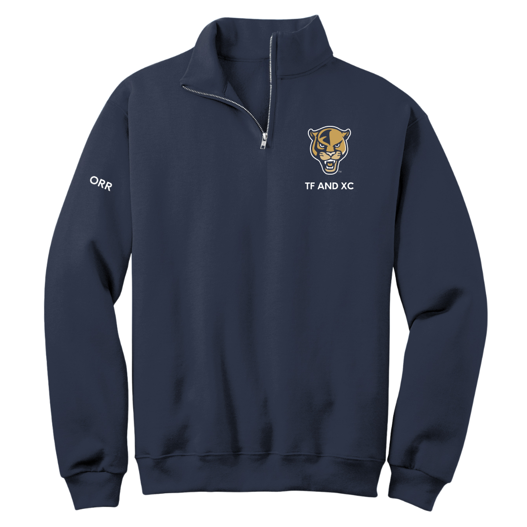 Florida International University TF and XC Navy Quarter-Zip - Blake Orr