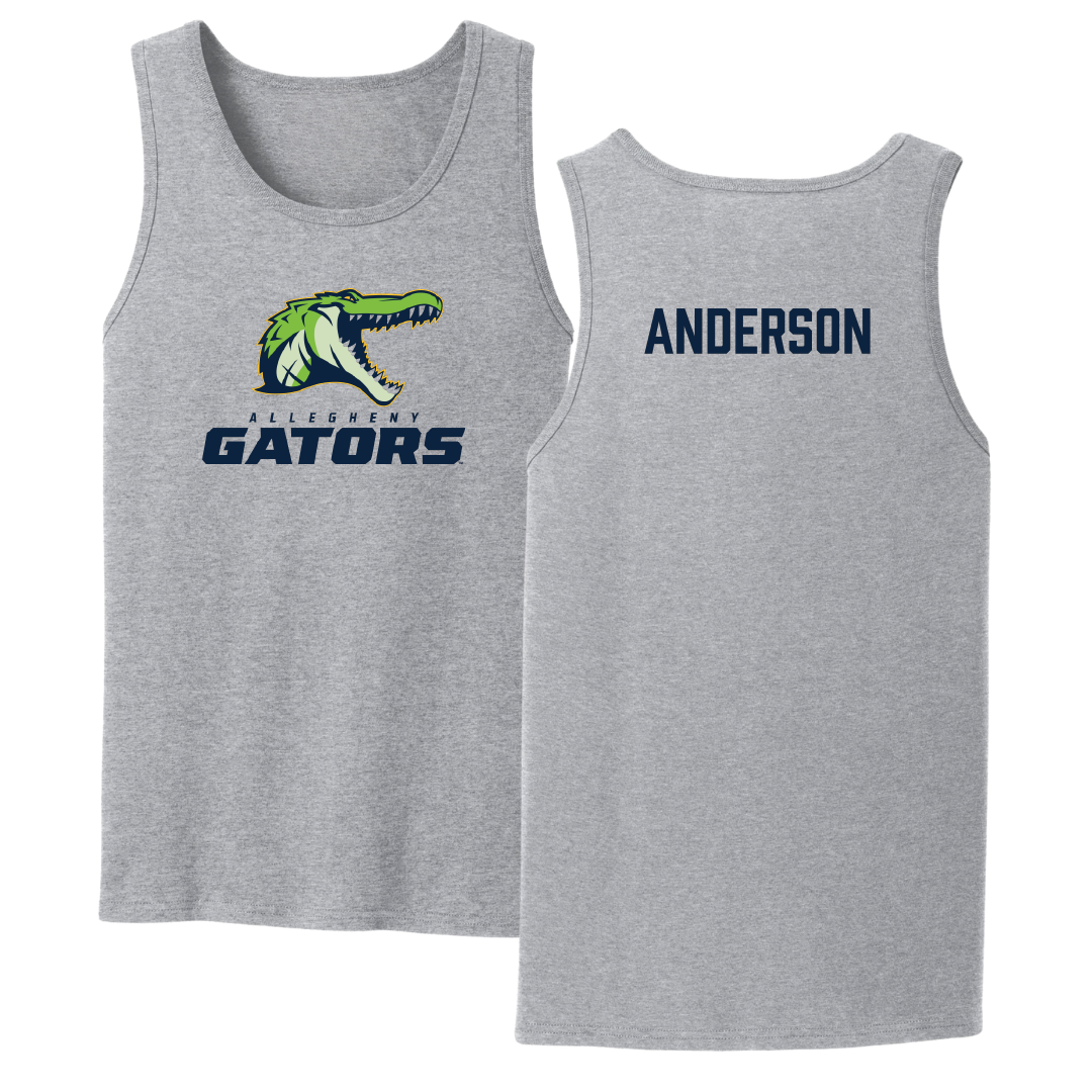 Allegheny College TF and XC Sport Gray Tank Top - Jordan Anderson