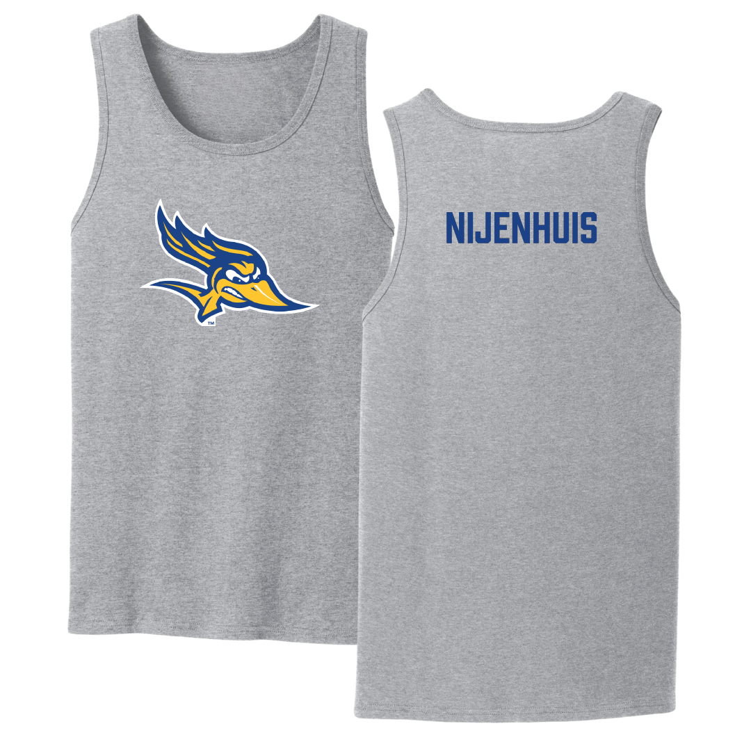 California State University-Bakersfield Wrestling Sport Gray Tank Top - Gerrit Nijenhuis