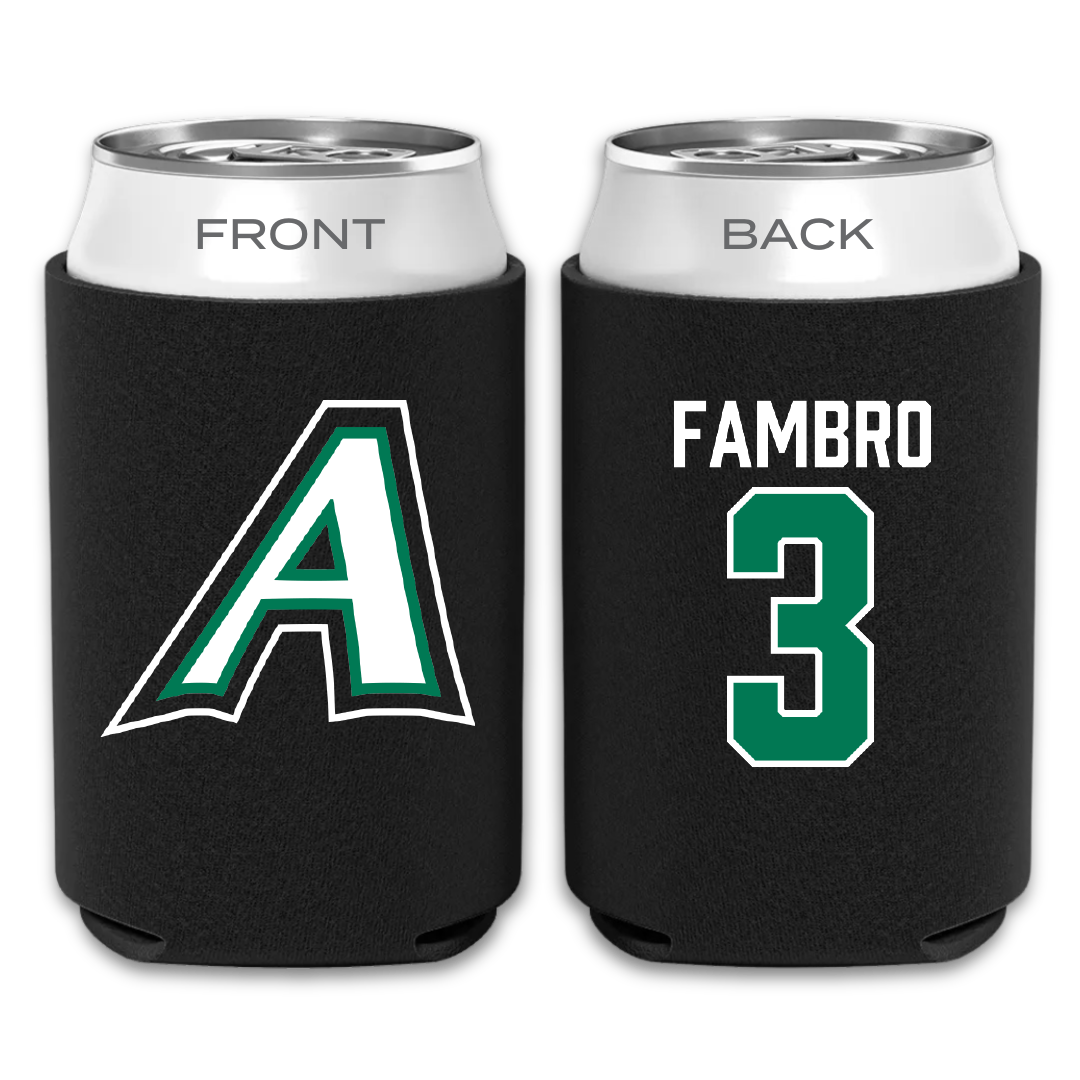 Adams State University Soccer Black Can Cooler - #3 Jadon Fambro