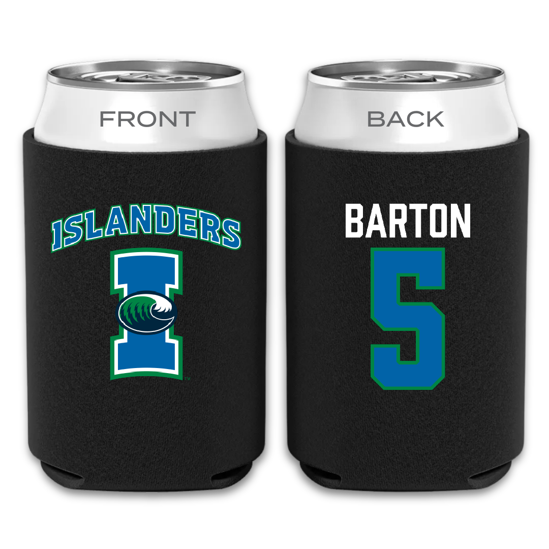 Texas A&M University-Corpus Christi Soccer Black Can Cooler - #5 Emmie Barton