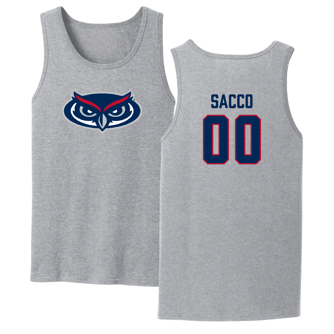 Florida Atlantic University Softball Sport Gray Tank Top - #00 Gabby Sacco