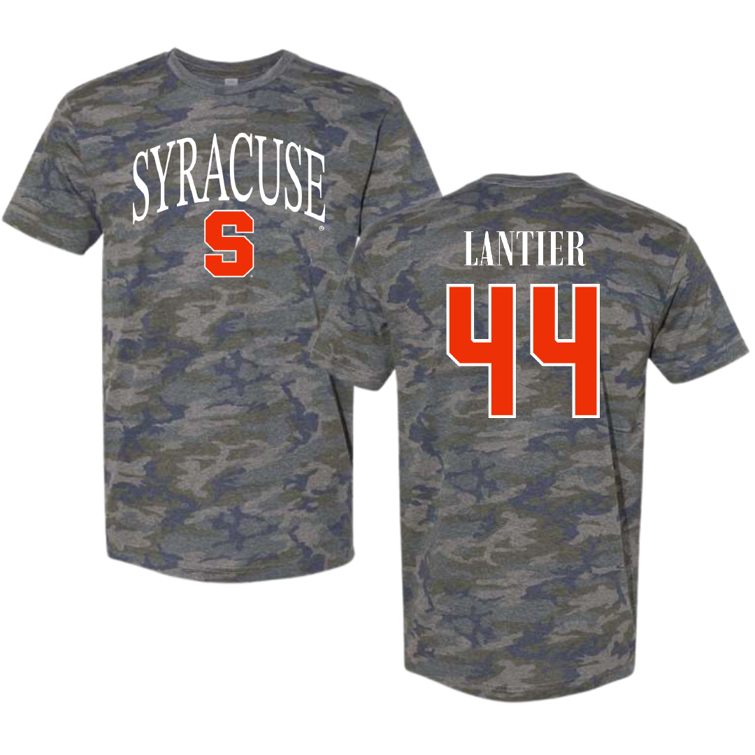 Syracuse University Softball Vintage Camo Tee - #44 Gabby Lantier