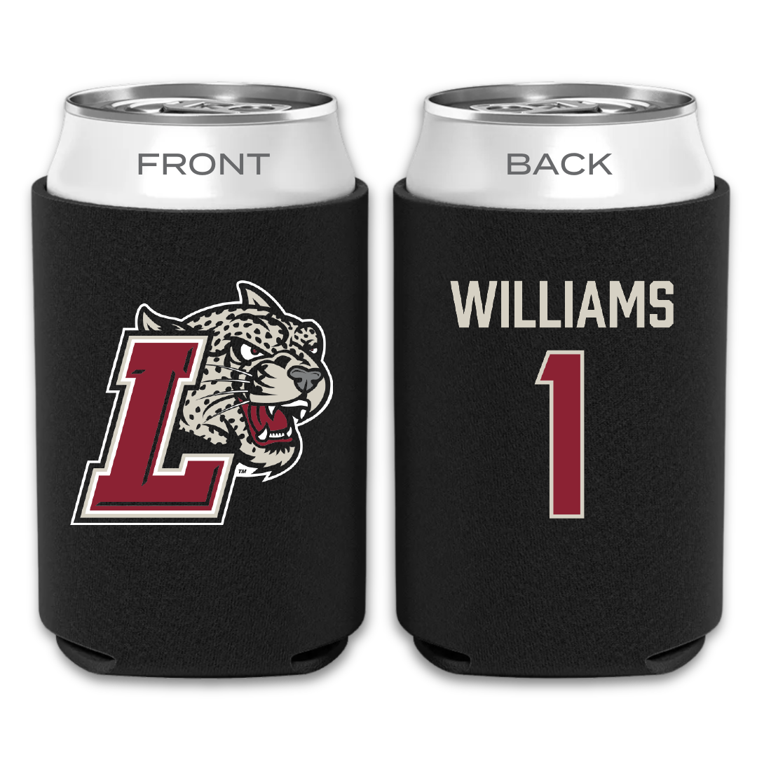 Lafayette College Basketball Black Can Cooler - #1 Caleb Williams