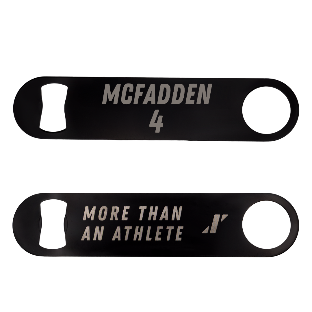 Fairleigh Dickinson University-Metropolitan Campus Volleyball Black Bottle Opener - #4 Dylan McFadden