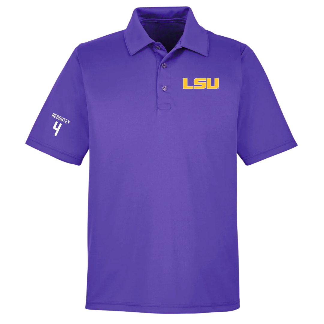 Louisiana State University Softball Purple Polo - #4 McKenzie Redoutey