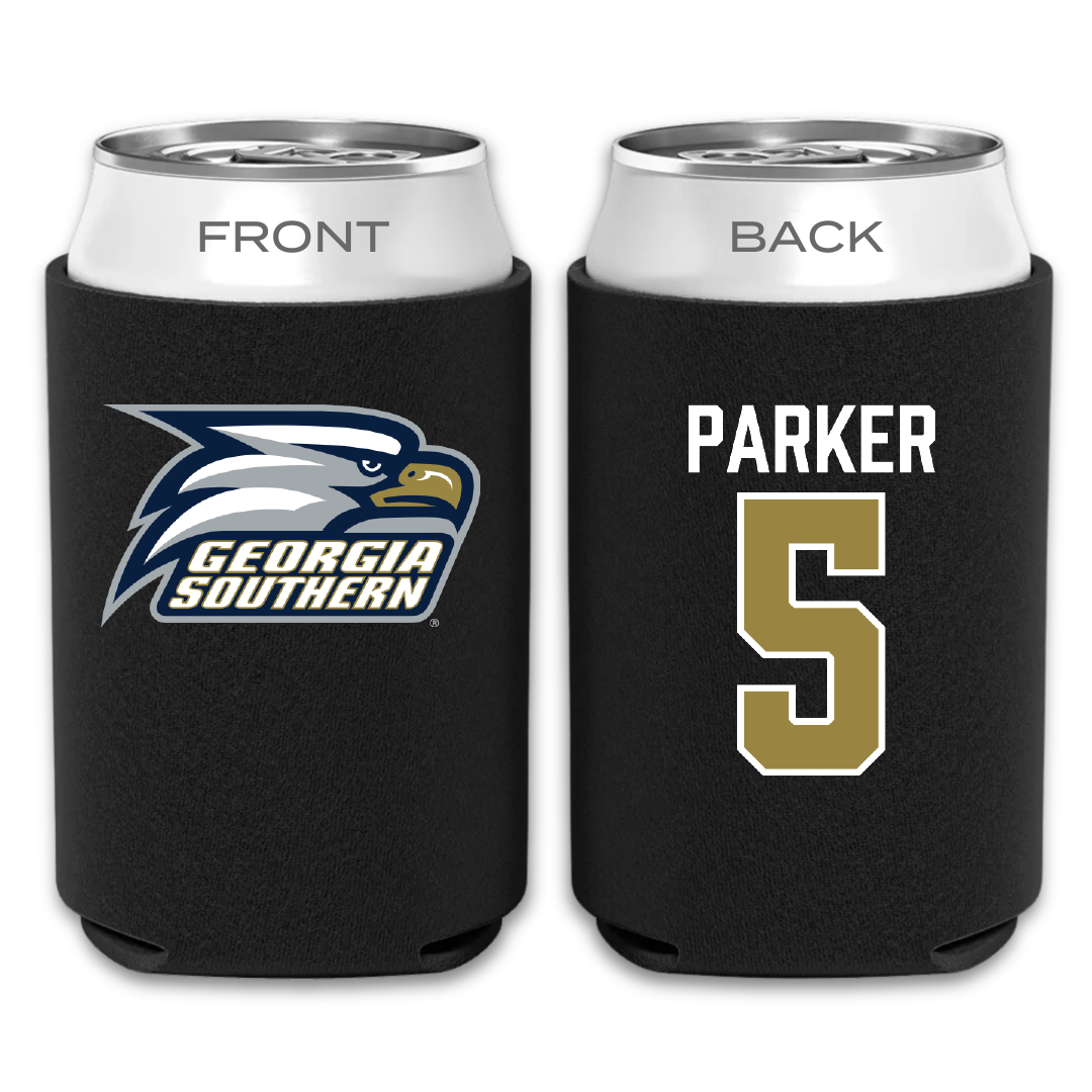 Georgia Southern University Baseball Black Can Cooler - #5 Cade Parker