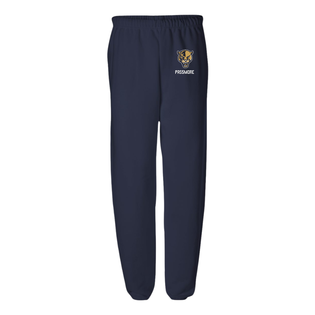 Florida International University Football Navy Sweatpants - #8 Jeramy Passmore