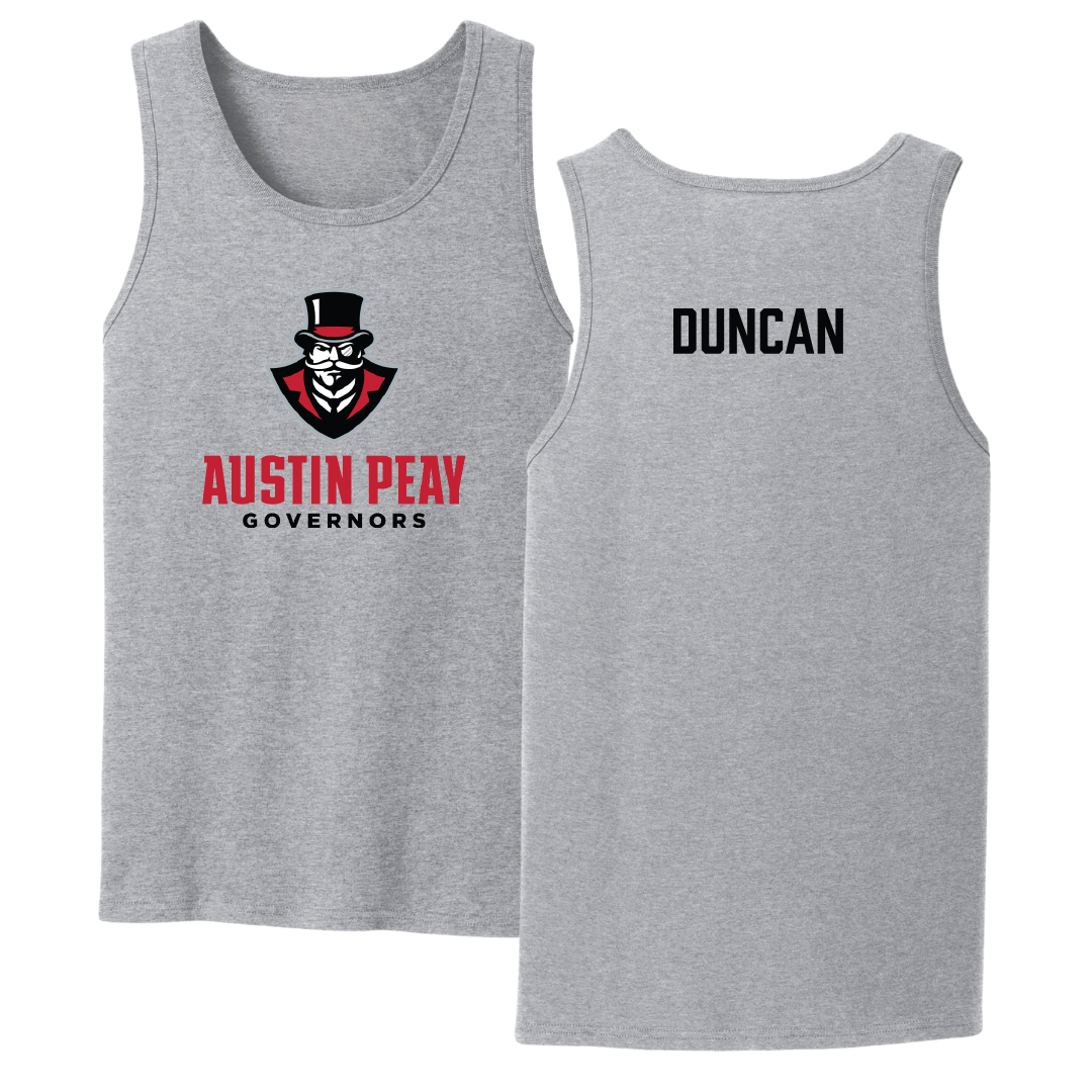 Austin Peay State University TF and XC Sport Gray Tank Top - Connor Duncan