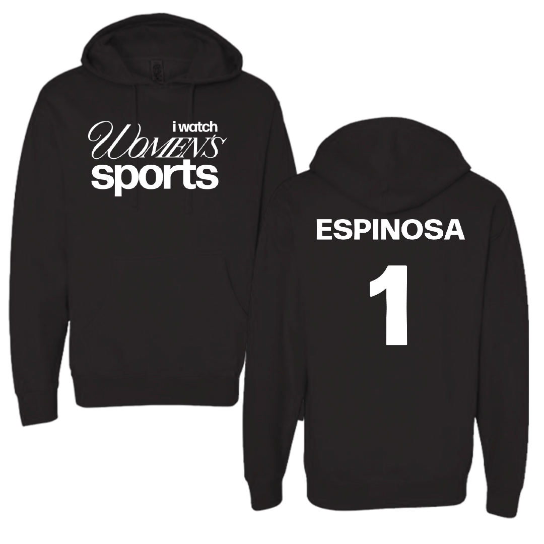 Metropolitan State University of Denver Basketball Black WHM Hoodie - #1 Mikylah Espinosa