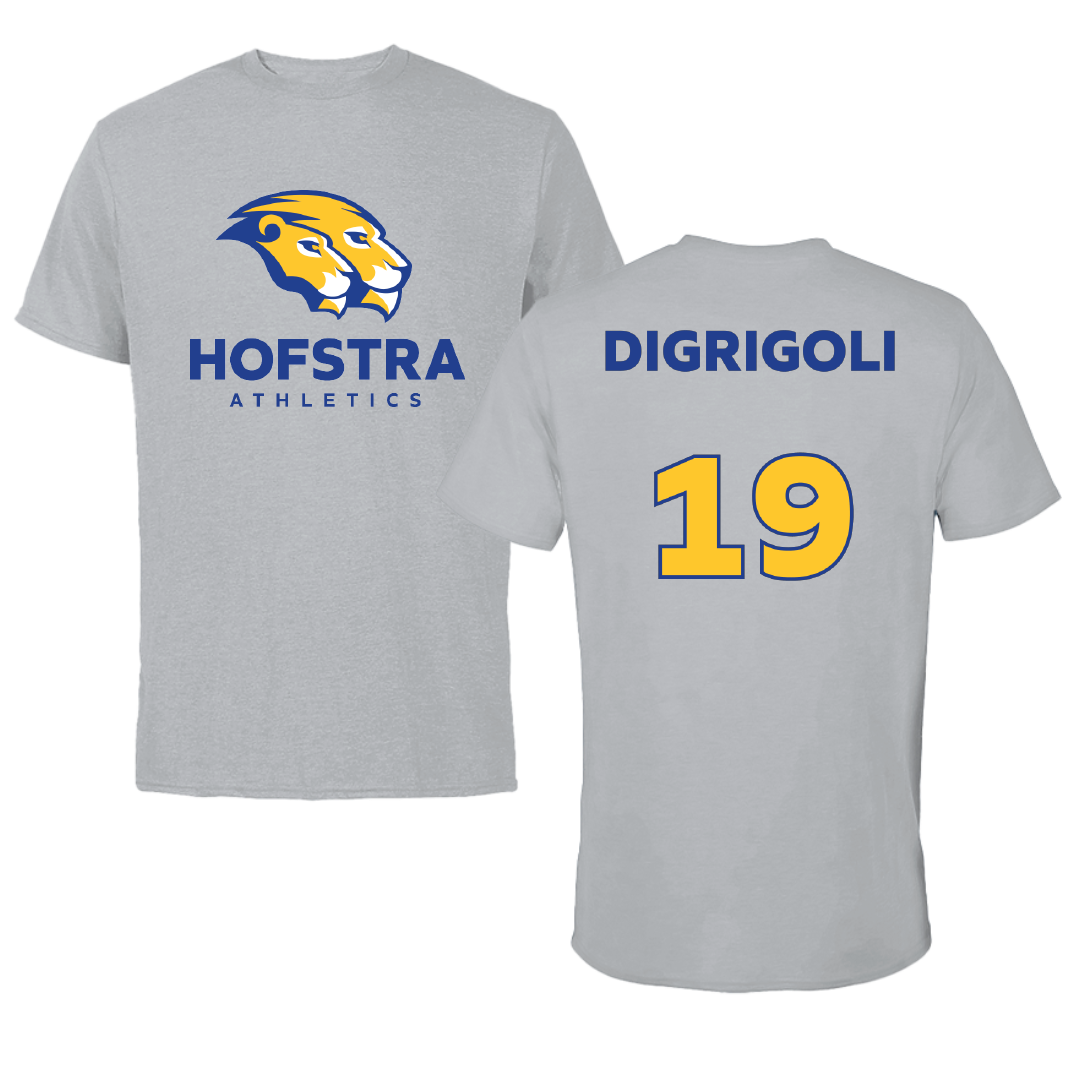 Hofstra University Baseball Sport Gray Tee - #19 Antonio DiGrigoli