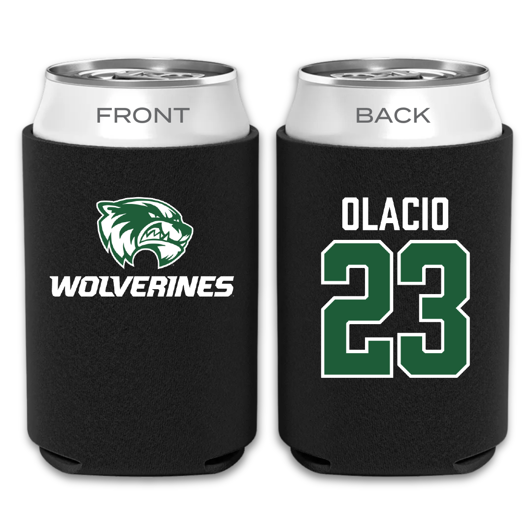 Utah Valley University Soccer Black Can Cooler - #23 Leon Olacio