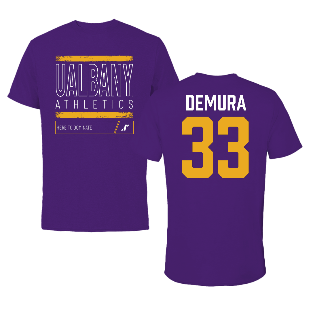University at Albany Soccer Purple Dominate Tee - #33 Sophia DeMura