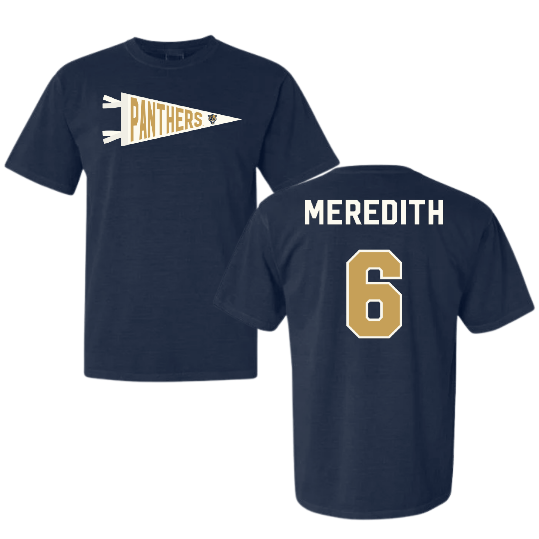Florida International University Softball Navy Pennant Comfort Colors Tee - #6 Kally Meredith