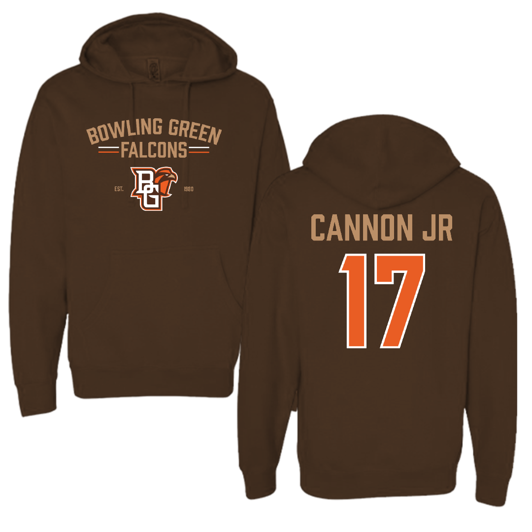 Bowling Green State University Football Brown General Hoodie - #17 Mark Cannon Jr